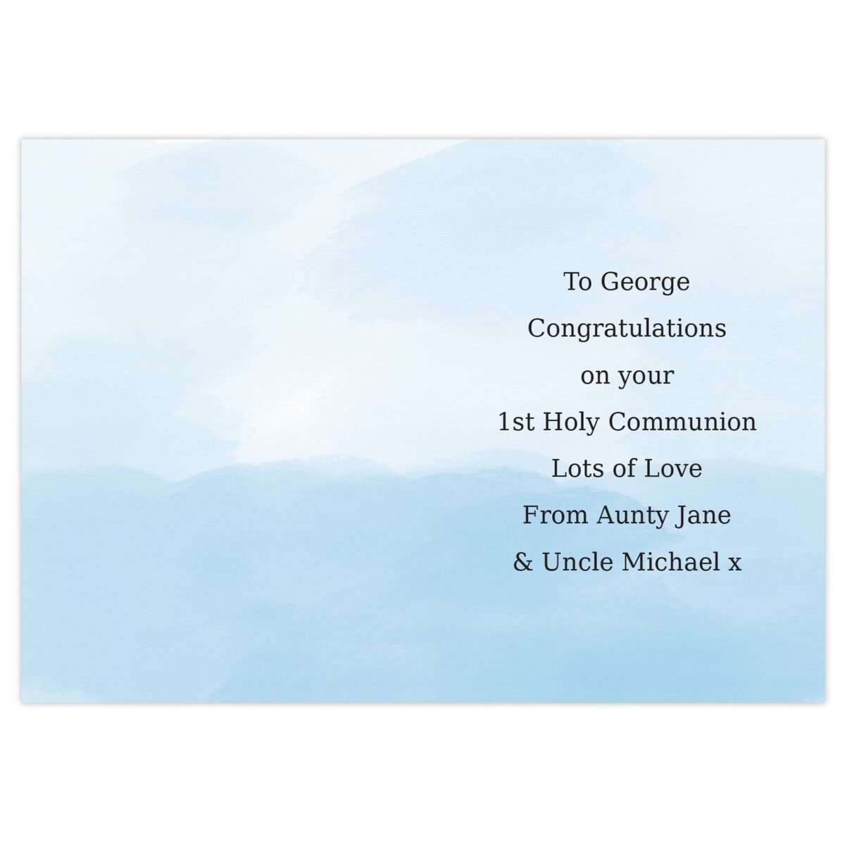 Personalised Boys First Holy Communion Card: 3 - Greeting Cards By Gift Moments