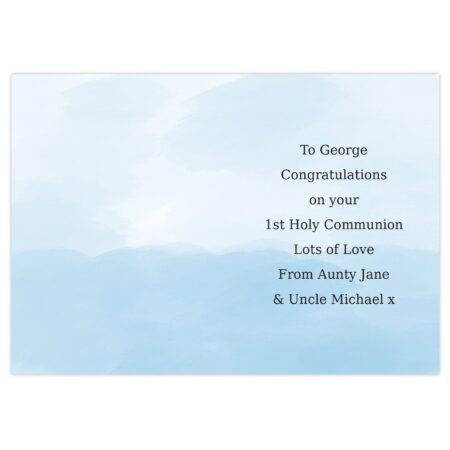Personalised Boys First Holy Communion Card: 3 - Greeting Cards By Gift Moments