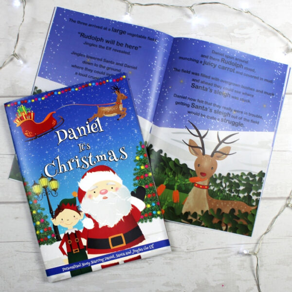 Personalised Boys ’It’s Christmas’ Story Book: 1 - Books By Gift Moments