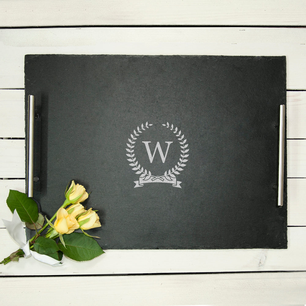 Personalised Slate Breakfast In Bed Tray: 6 - Chopping Boards By Gift Moments