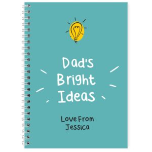 Personalised Bright Ideas A5 Notebook: 4 - Notebooks By Gift Moments