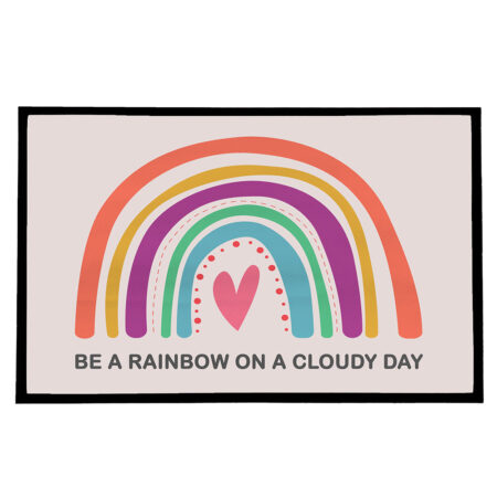 Personalised Vibrant Rainbow Doormat: 2 - Doormats By Gift Moments
