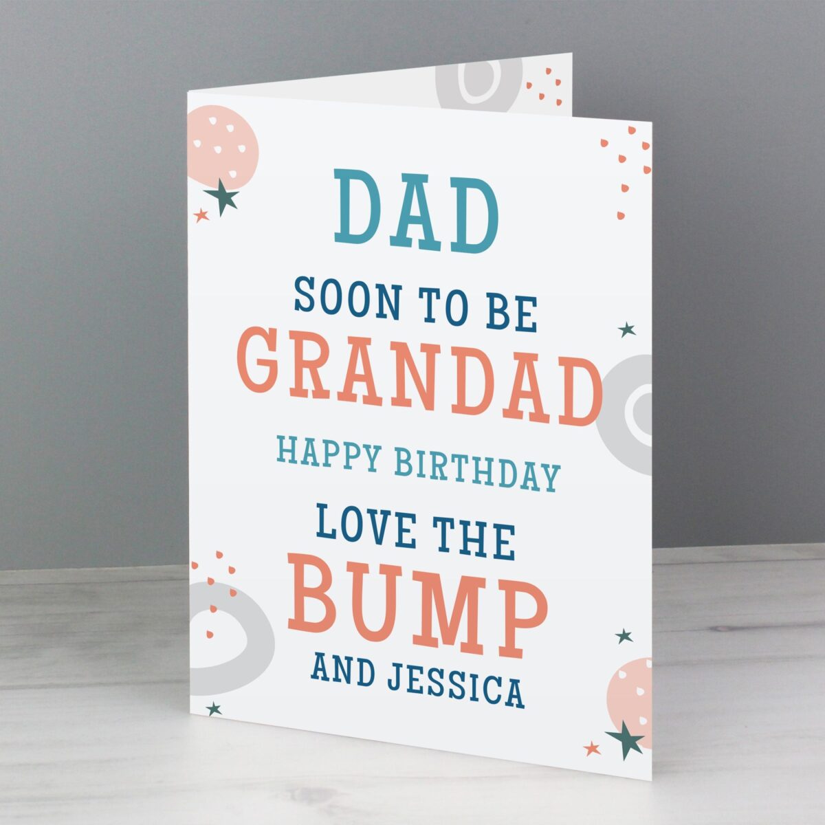Personalised From the Bump Father’s Day Card: 1 - Greeting Cards By Gift Moments