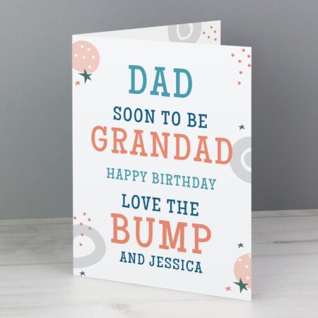 Personalised From the Bump Father’s Day Card: 1 - Greeting Cards By Gift Moments