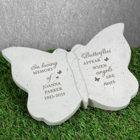 Personalised butterflies appear memorial butterfly