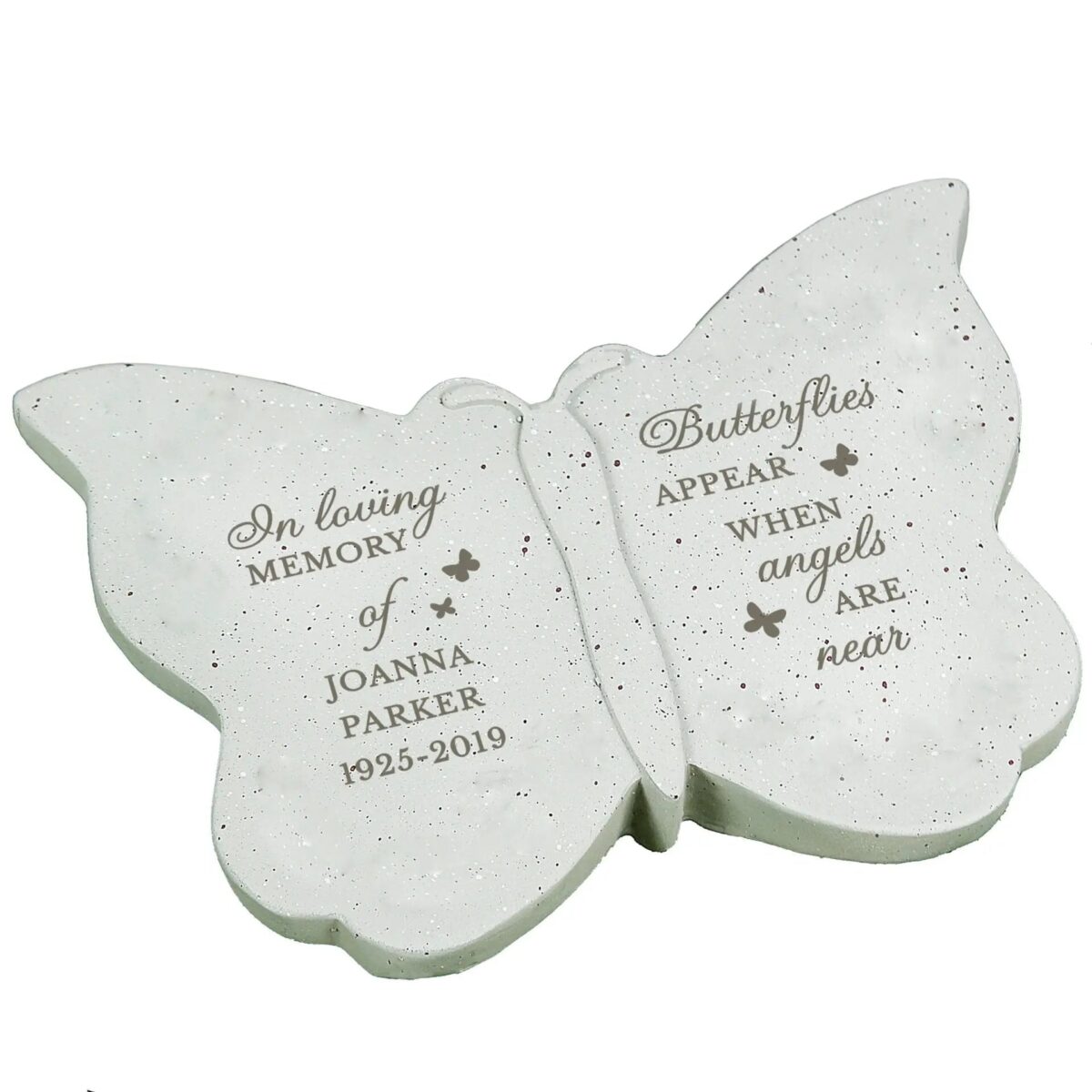 Personalised butterflies appear memorial butterfly