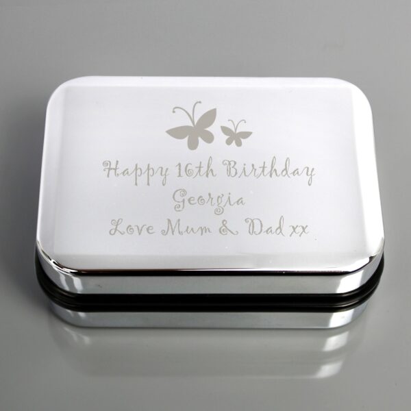 Personalised Butterfly Motif Necklace Gift Box: 1 - Necklaces By Gift Moments