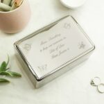 Personalised Butterfly Rectangular Jewellery Box: 1 - Jewellery Boxes By Gift Moments