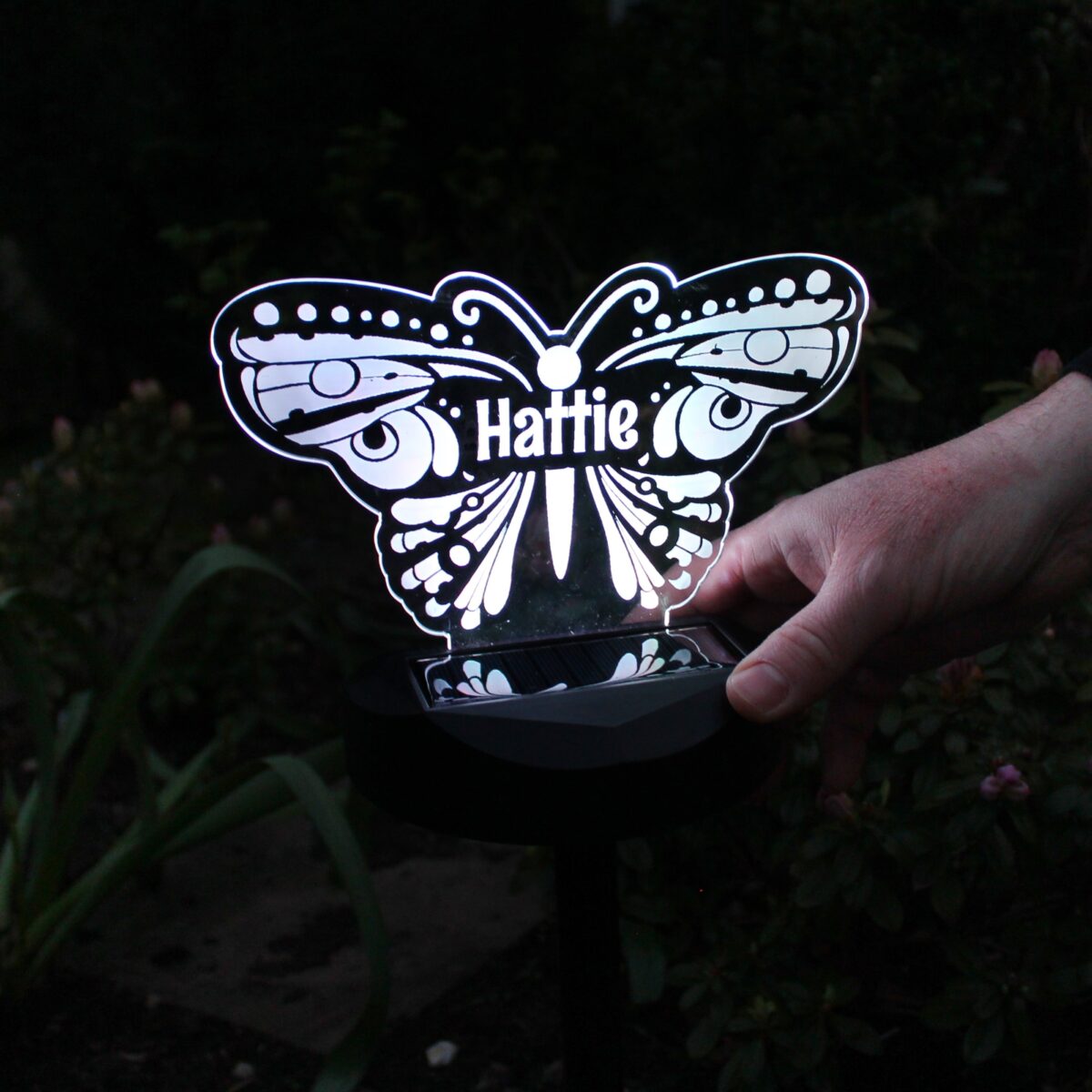 Personalised Butterfly Solar Light: 3 - Solar Lights By Gift Moments