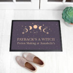 Personalised Moon Phase Indoor Doormat: 1 - Doormats By Gift Moments