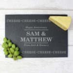 Personalised Cheese Cheese Cheese Slate Cheese Board: 1 - Cheese Boards By Gift Moments