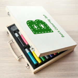 Personalised Children’s 63-Piece Colouring Sets: 11 - Pencil Cases & Sets By Gift Moments