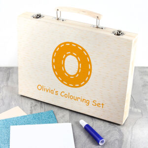 Personalised Children’s 63-Piece Colouring Sets: 9 - Pencil Cases & Sets By Gift Moments