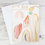 Personalised Childrens Drawing Photo Upload Card: 1 - Greeting Cards By Gift Moments