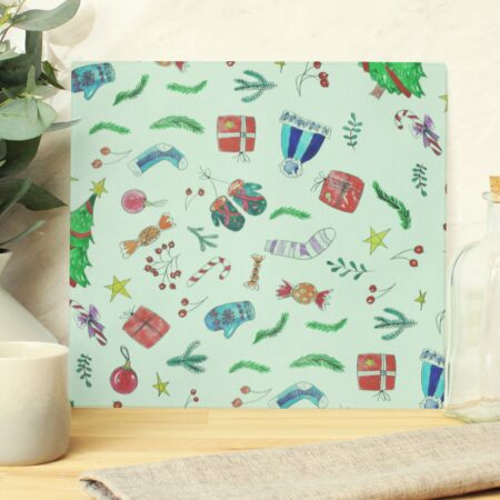 Personalised Childrens Drawing Photo Upload Glass Chopping Board/Worktop Saver: 2 - Chopping Boards By Gift Moments