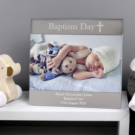Personalised Christening Day 6x4 Photo Frame: 3 - Photo Frames By Gift Moments