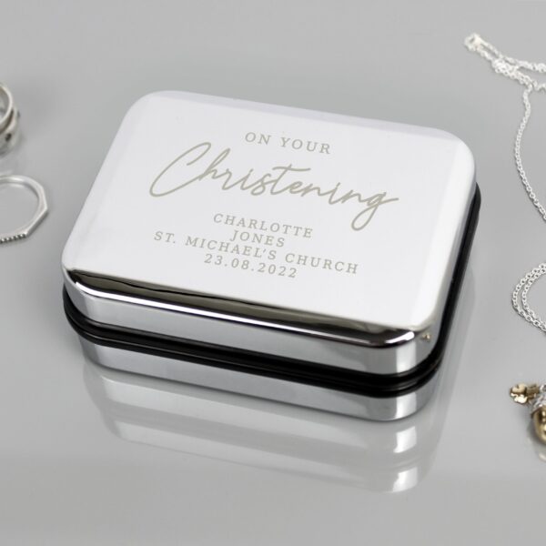 Personalised Christening Necklace Box: 2 - Trinket Boxes By Gift Moments