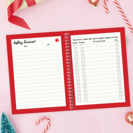 Personalised christmas a5 planner