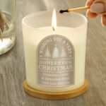 Personalised Christmas Candle Jar: 1 - Candle Holders By Gift Moments