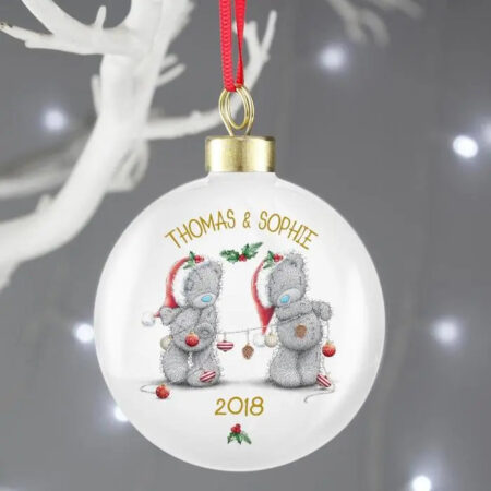 Personalised Me to You Christmas Couple’s Bauble: 1 - Christmas Baubles