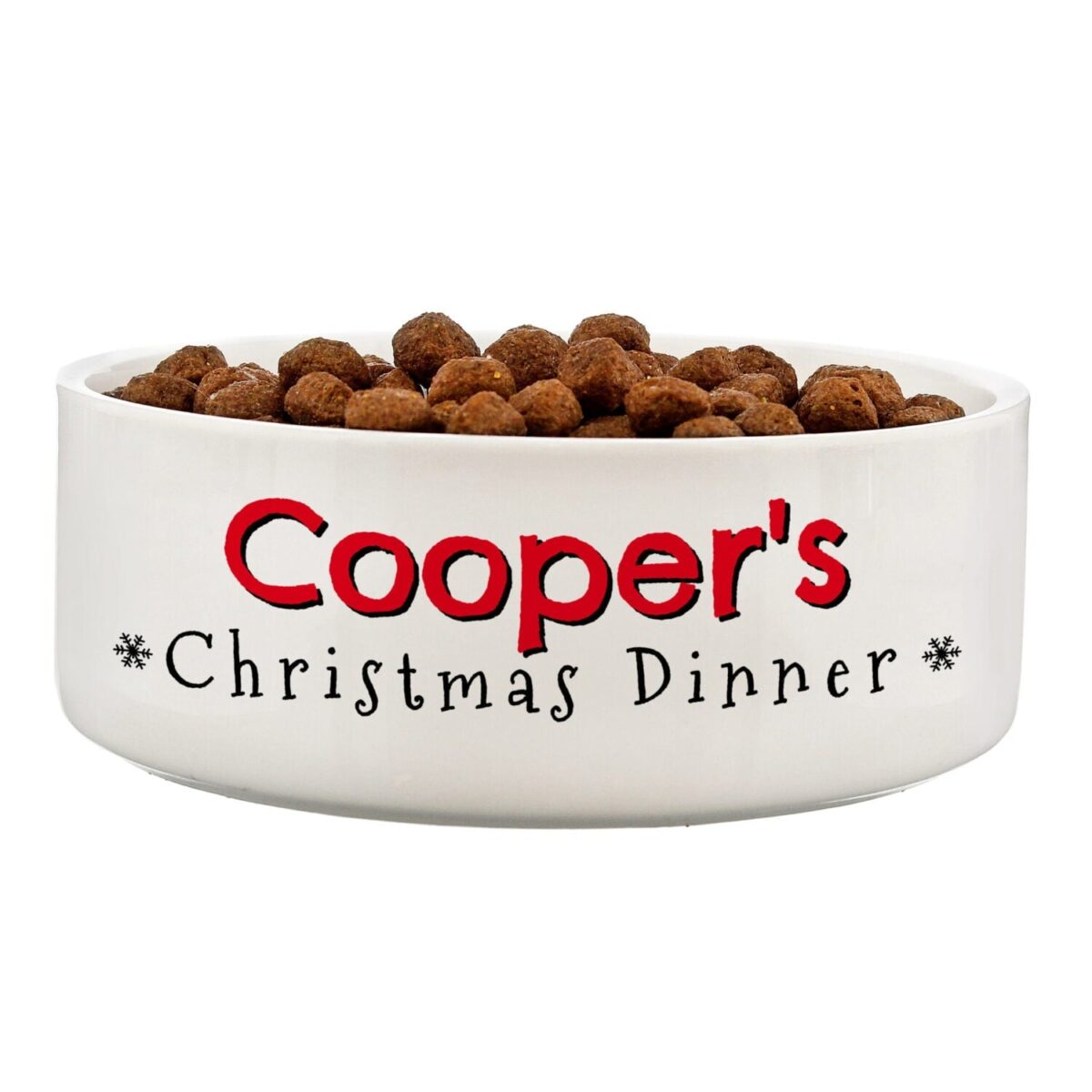 Personalised Christmas Dinner 14cm Medium Pet Bowl: 4 - Pet Products By Gift Moments