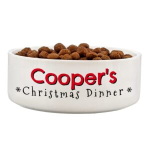 Personalised Christmas Dinner 14cm Medium Pet Bowl: 4 - Pet Products By Gift Moments