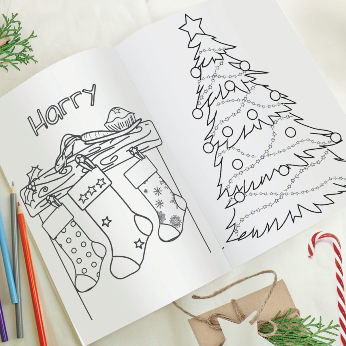 Personalised Its Christmas Elf Colouring Book: 4 - Books By Gift Moments