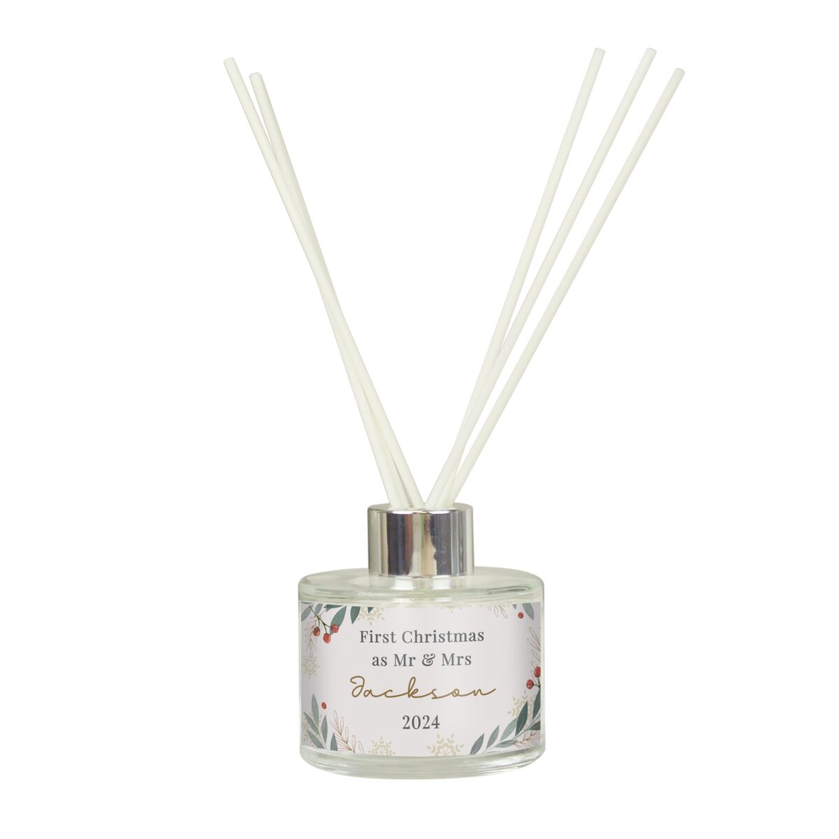 Personalised Christmas Foliage Diffuser: 5 - Reed Diffusers By Gift Moments