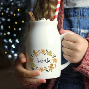 Personalised Christmas Milk Jug: 3 - Mugs By Gift Moments
