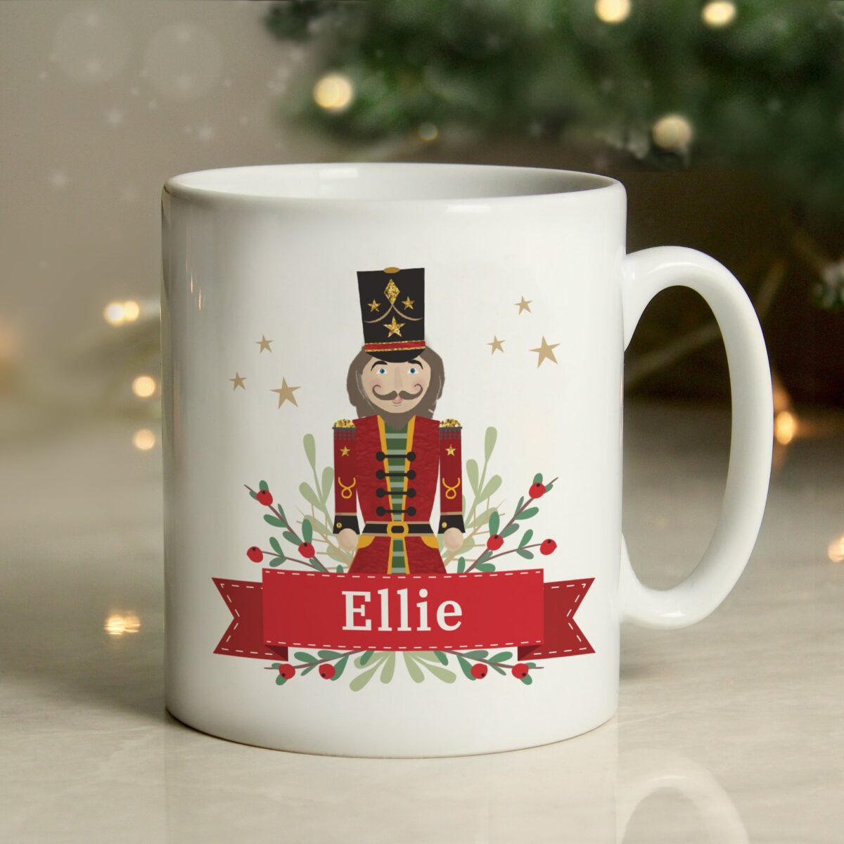 Personalised Christmas Nutcracker Mug: 4 - Mugs By Gift Moments