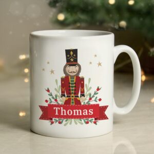 Personalised Christmas Nutcracker Mug: 3 - Mugs By Gift Moments