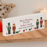 Personalised Christmas Nutcracker Wooden Mantel Ornament: 1 - Christmas Decorations By Gift Moments