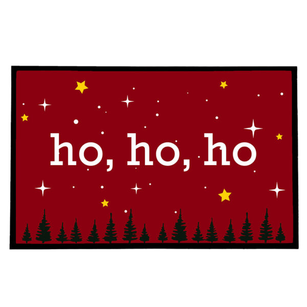 Personalised Christmas Scene Door Mat: 2 - Doormats By Gift Moments