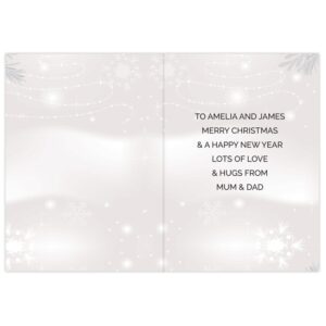 Personalised Christmas Snow Globe Card: 5 - Greeting Cards By Gift Moments
