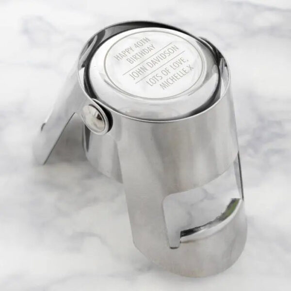 Personalised Classic Bottle Stopper: 2 - Barware By Gift Moments