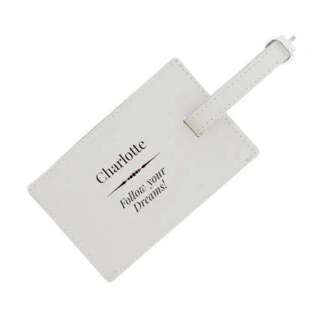Personalised Classic Cream Luggage Tag: 3 - Luggage Tags By Gift Moments