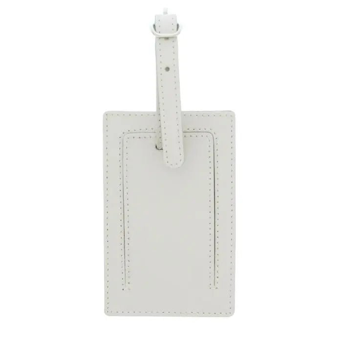Personalised Classic Initials Cream Luggage Tag: 5 - Luggage Tags By Gift Moments
