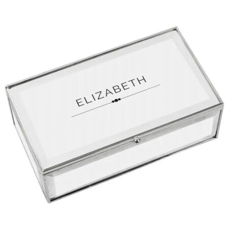 Personalised Classic Mirrored Jewellery Box: 6 - Jewellery Boxes By Gift Moments