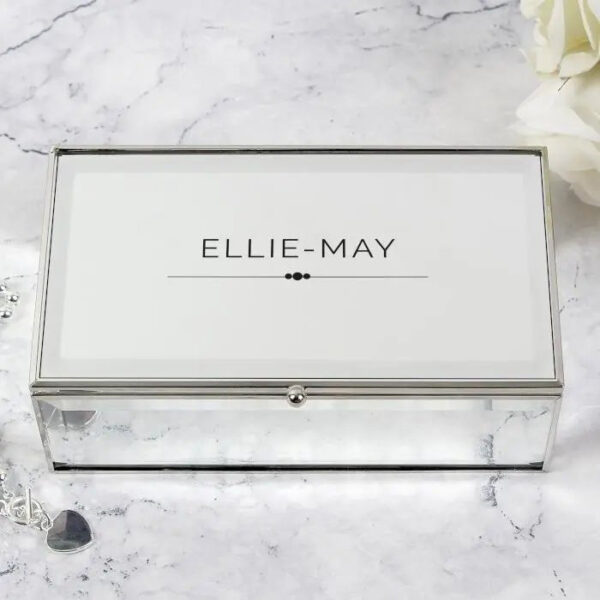 Personalised Classic Mirrored Jewellery Box: 1 - Jewellery Boxes By Gift Moments