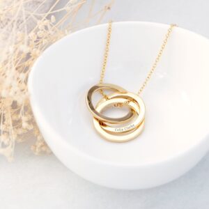 Personalised Classic Russian Ring Necklaces: 5 - Necklaces By Gift Moments