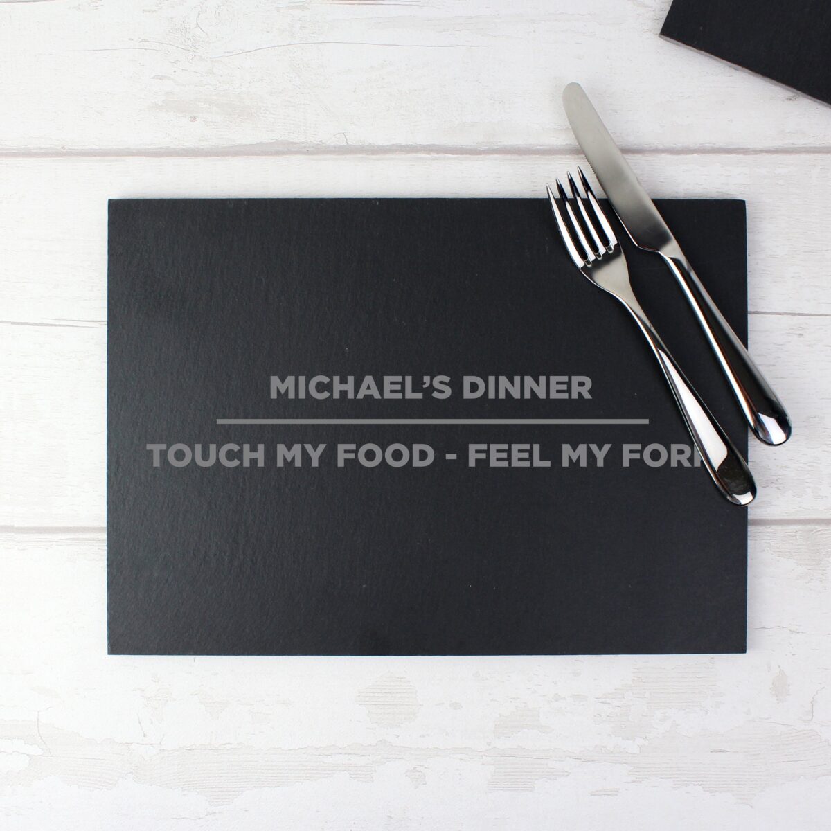 Personalised Classic Slate Rectangle Placemat: 7 - Placemats By Gift Moments