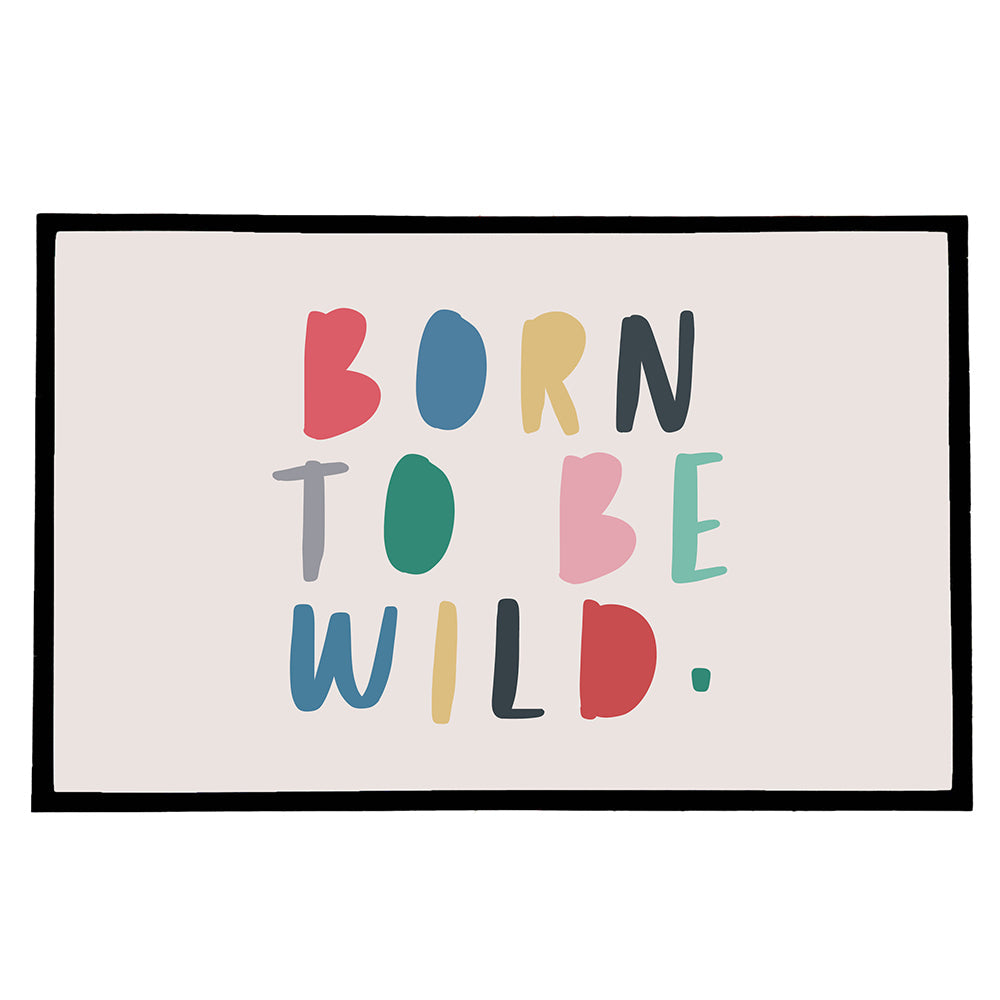 Personalised Colourful Message Doormat: 2 - Doormats By Gift Moments