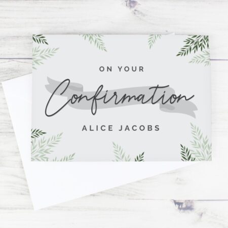 Personalised Confirmation Card: 2 - Greeting Cards By Gift Moments