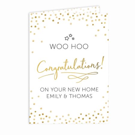 Personalised Congratulations Card: 3 - Greeting Cards By Gift Moments