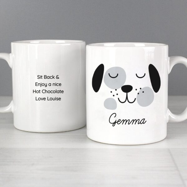Personalised Cute Dog Face Mug: 2 - Mugs By Gift Moments