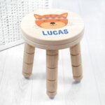 Personalised Cute Kitten Kids Stool: 1 - Wooden Stools By Gift Moments