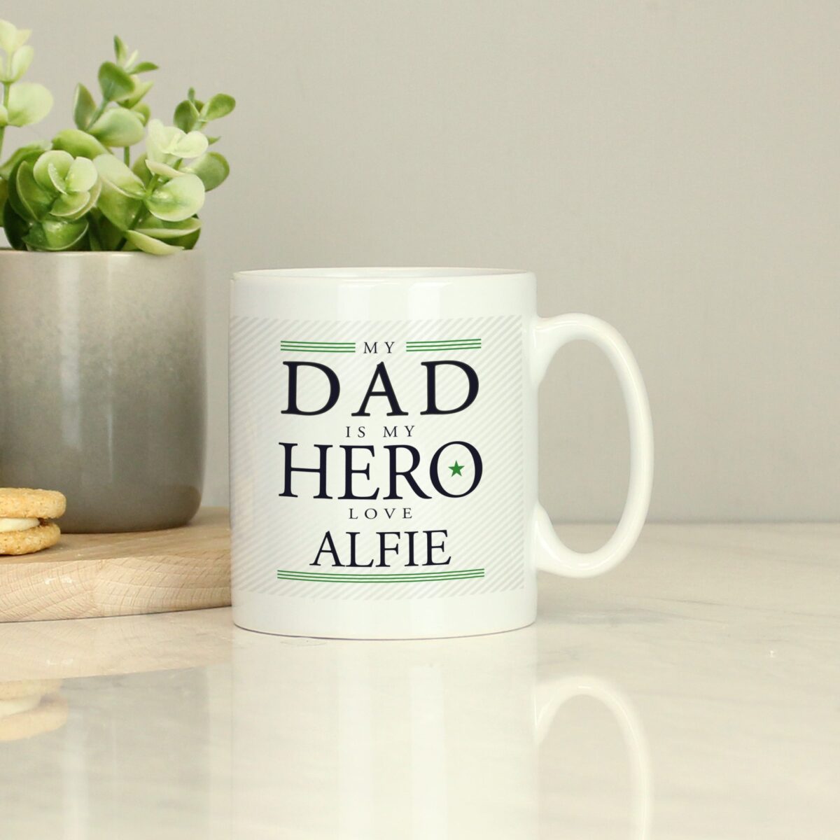 Personalised My Dad is My Hero Mug: 3 - Mugs By Gift Moments