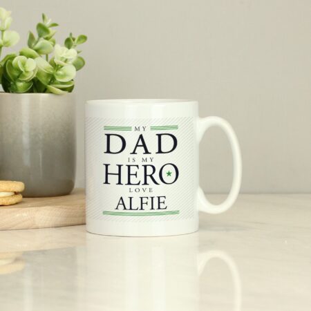Personalised My Dad is My Hero Mug: 3 - Mugs By Gift Moments
