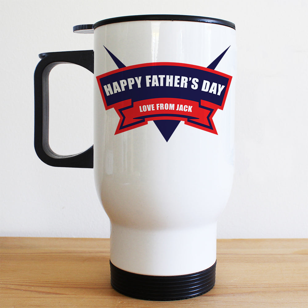 Personalised Superhero Fuel Travel Mug for Dad: 3 - Travel Mugs By Gift Moments