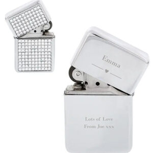 Personalised Decorative Heart Diamante Lighter: 2 - Smoking Accessories By Gift Moments